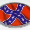 American Rebels Wave Flag Oval 3D Chrome Emblem