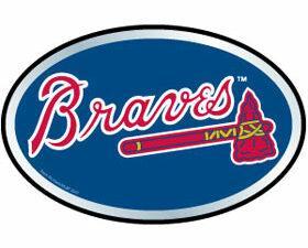 Atlanta Braves Color Auto Emblem