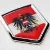 Austria Austrian Flag Decal Crest Chrome Emblem Sticker