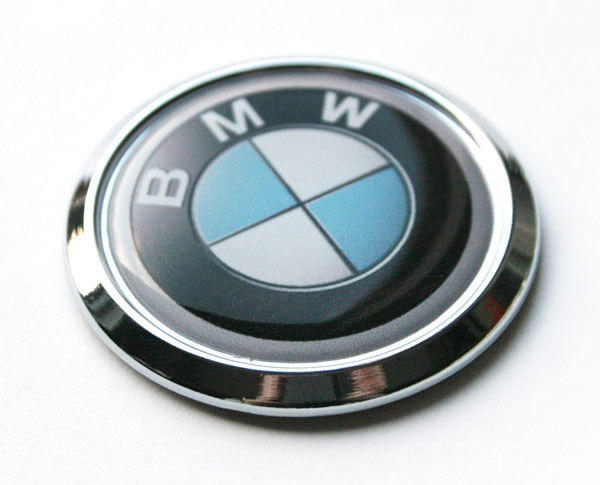 BMW Car Chrome Emblem Decal Hood Bumper Domed Sticker