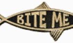 Bite Me Chrome Car Fish Emblem