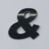 Black Symbol - Ampersand