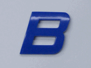 Blue Letter - B