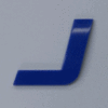 Blue Letter - J