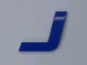 Blue Letter - J