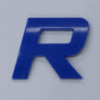 Blue Letter - R