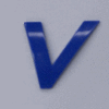 Blue Letter - V