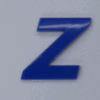 Blue Letter - Z