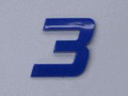 Blue Number - 3