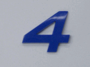 Blue Number - 4