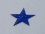 Blue Symbol - 3D Star