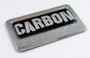 Carbon Edition 3D Chrome Auto Emblem
