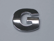 Chrome Letter Style 5 - G