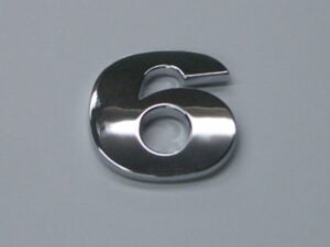 Chrome Number Style 5 - 6