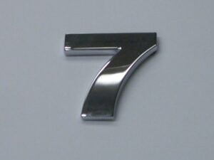 Chrome Number Style 5 - 7