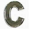 Chrome Letter Style 1 - C