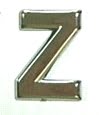 Chrome Letter Style 1 - Z