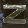 Chrome Letter Style 9 - Z