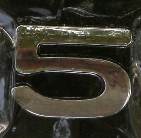 Chrome Number Style 9 - 5