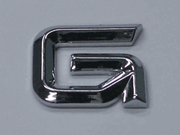 Chrome Letter Style 4 - G