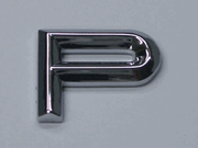Chrome Letter Style 4 - P