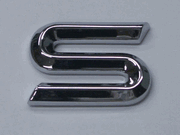 Chrome Letter Style 4 - S