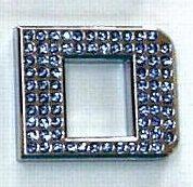 Crystal Chrome Letters BLUE - D