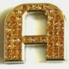Crystal Letters GOLD 1.2"