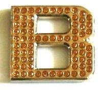 Crystal Chrome Letters GOLD - B