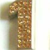 Crystal Chrome Numbers GOLD - 1