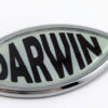 Darwin Jesus Fish 3D Adhesive Car Emblem