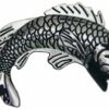 20 Fish Jumping Metal Auto Emblems