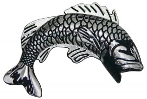 20 Fish Jumping Metal Auto Emblems