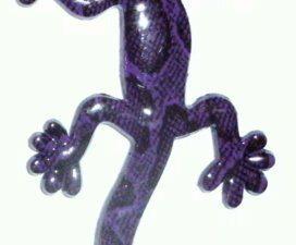Gecko Solid Metal Purple Pattern