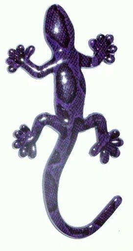 Gecko Solid Metal Purple Pattern