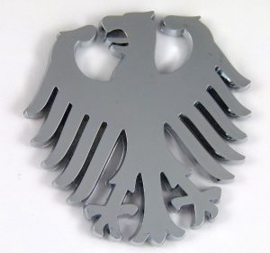 German Eagle CHROME 3D Emblem Car Badge