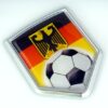 Germany Soccer Crest 3D Adhesive Chrome Auto Emblem