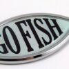 Go Fish Jesus Fish 3D Adhesive Car Emblem