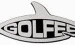 Golfer Shark Chrome Emblem