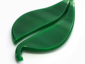Green Leaf Eco Hybrid Car Decal Label Sticker Plastic Decal
