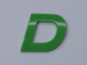 Green Letter - D
