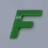 Green Letter - F
