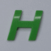 Green Letter - H