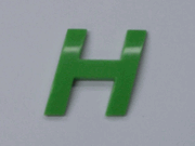 Green Letter - H