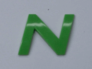 Green Letter - N