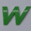 Green Letter - W