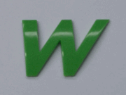 Green Letter - W