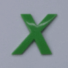 Green Letter - X