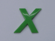 Green Letter - X