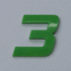 Green Number - 3